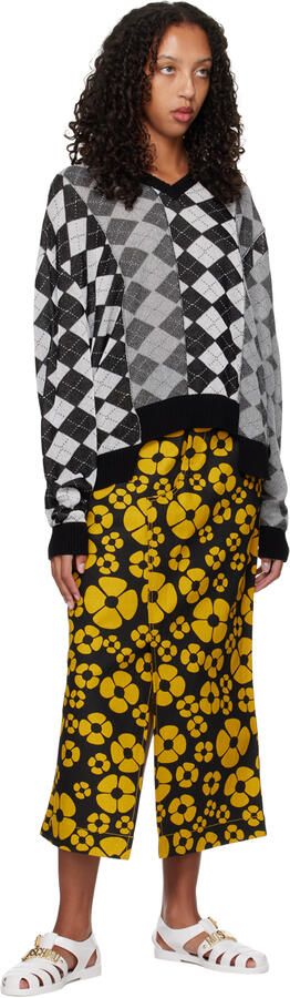 Moschino White Jelly Lettering Sandals - Picture 4