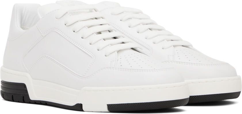 Moschino White Kevin Sneakers - Picture 2