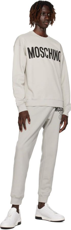 Moschino White Kevin Sneakers - Picture 4