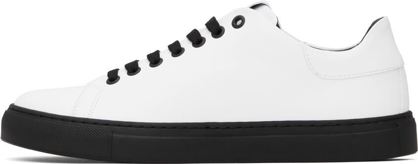 Moschino White Logo Hardware Sneakers - Picture 3