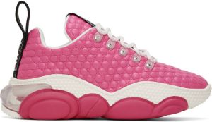 Moschino Pink Teddy Bubble Sneakers