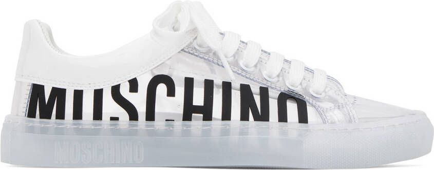 Moschino Transparent Logo Sneakers