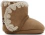 Mou Baby Brown Velcro Suede Pre-Walkers - Thumbnail 1
