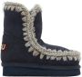 Mou Baby Navy Suede Ankle Boots - Thumbnail 1