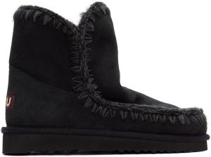 Mou Black Suede Ankle 18 Boots