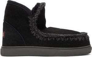 Mou Black Suede Sneaker Boots