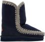 Mou Kids Navy Suede Boots - Thumbnail 1