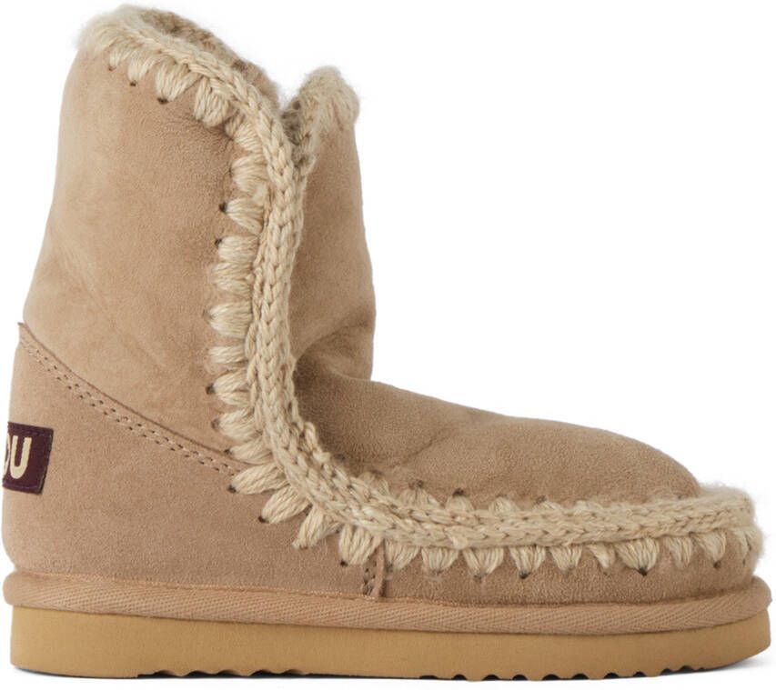 Mou Kids Taupe Ankle 18 Boots