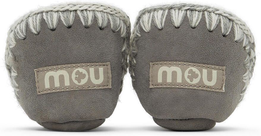 Mou Baby Grey Suede Pre-Walkers - Picture 3