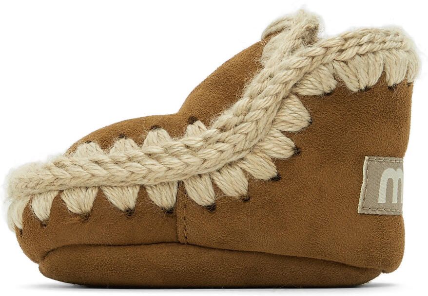 Mou Baby Tan Suede Pre-Walkers