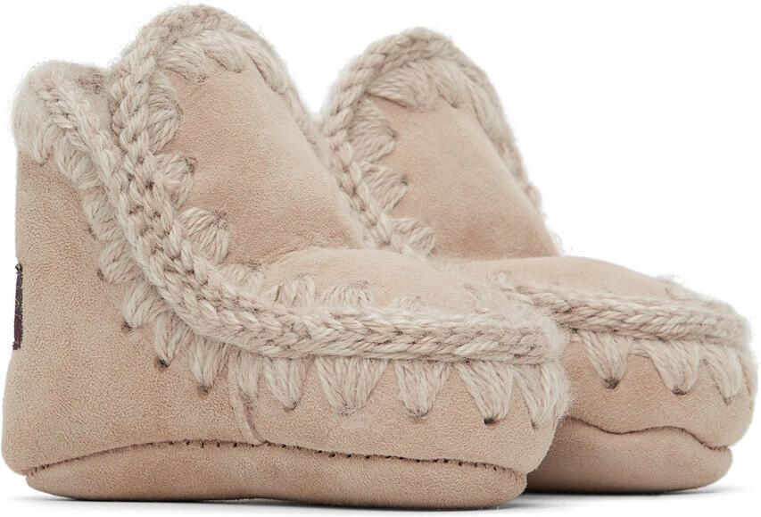 Mou Baby Taupe Suede Pre-Walkers - Picture 2