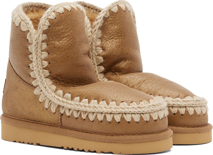 Mou Beige Suede Boots - Picture 3