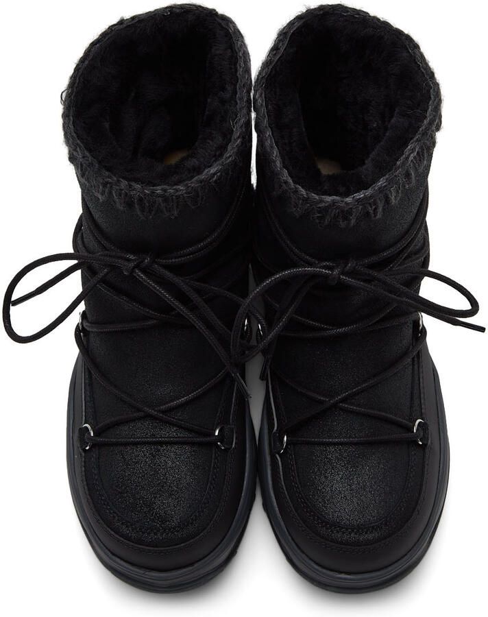 Mou Black Chunky Sneaker Lace-Up Boots - Picture 3