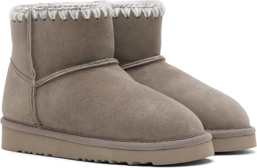 Mou Gray Classic Boots - Picture 3