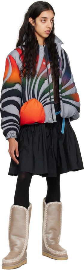 Mou Gray Suede Boots - Picture 4