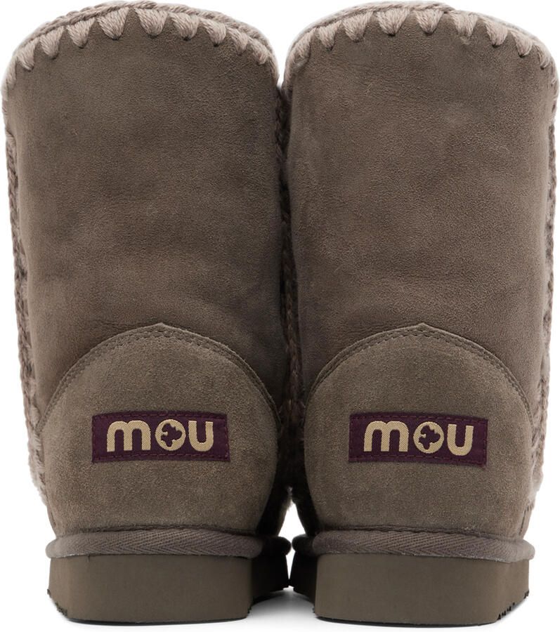 Mou Gray Suede Boots