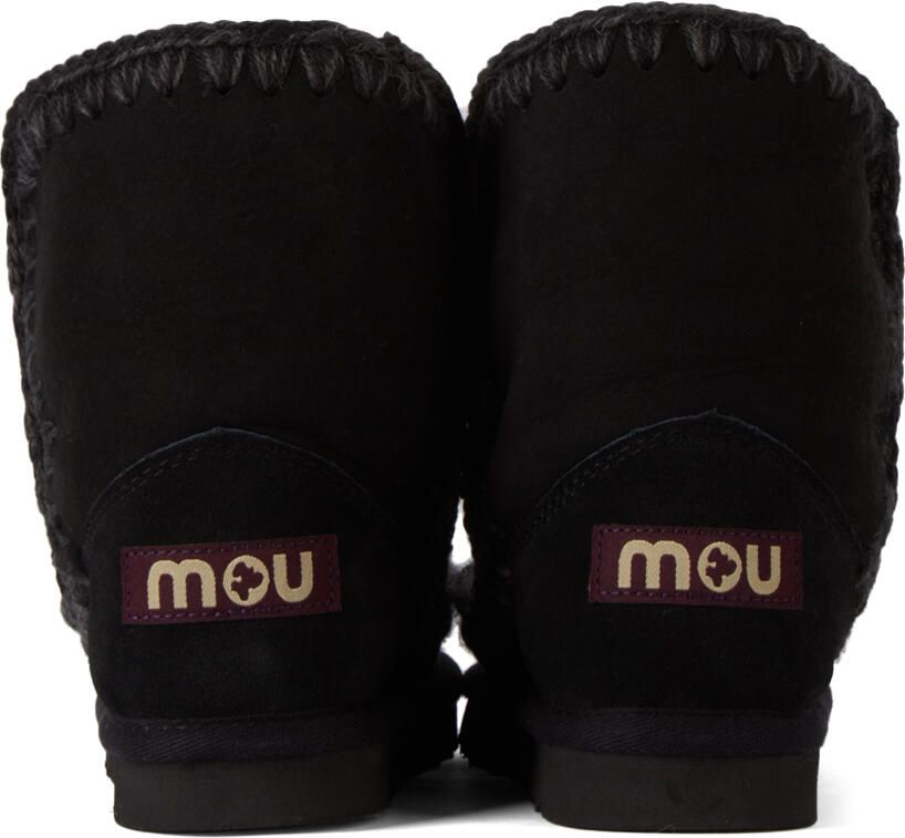 Mou Kids Black Ankle 18 Boots - Picture 3