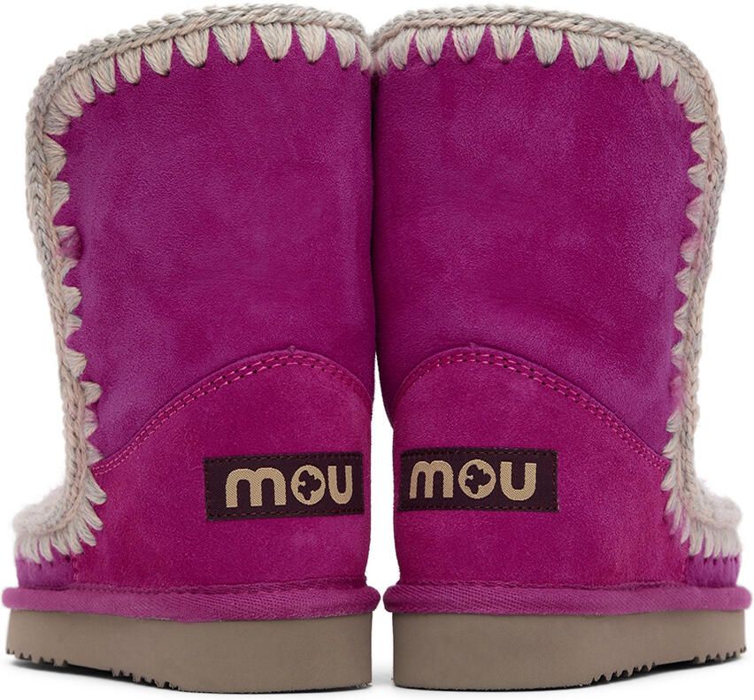 Mou Kids Purple Ankle 18 Boots - Picture 2