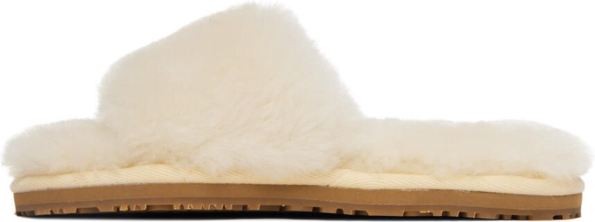 Mou Off-White Open Toe Slide Slippers - Picture 4