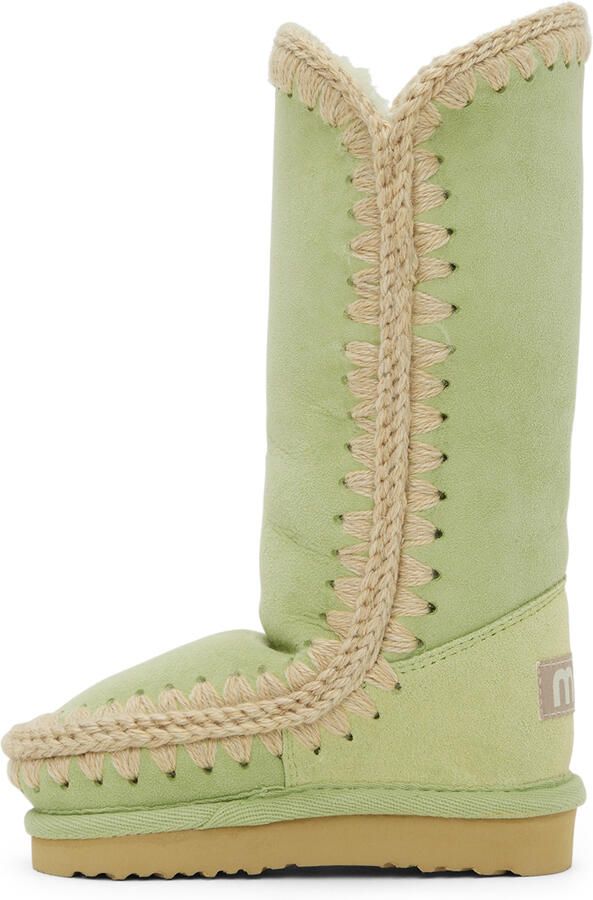 Mou SSENSE Exclusive Kids Green Boots - Picture 3