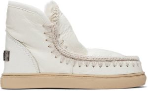 Mou White Sneaker Boots