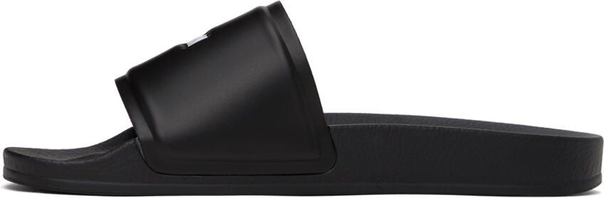 MSGM Black Micro Logo Slides - Picture 4