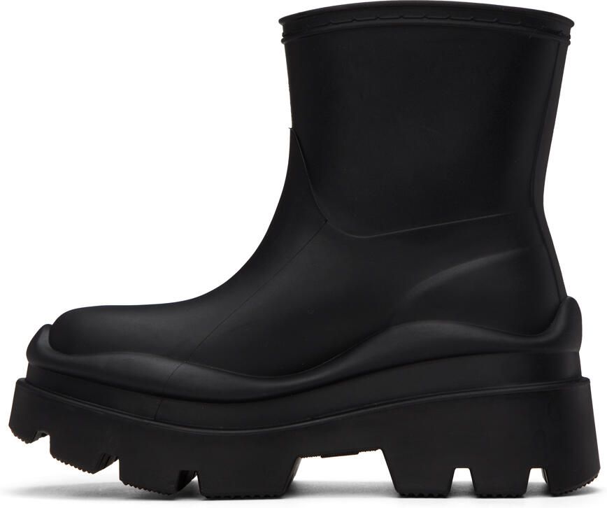 MSGM Black Supergomma Boots - Picture 2