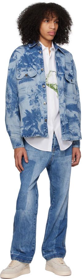 MSGM Off-White ACBC Edition Fantastic Green Sneakers - Picture 4