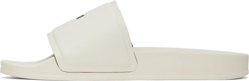 MSGM Off-White Micro Logo Slides - Picture 4