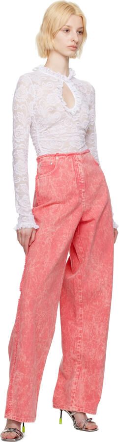 MSGM Silver Bow Heels - Picture 4