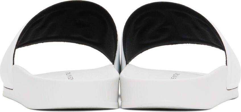 MSGM White Maxi Logo Slides