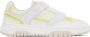 MSGM White & Yellow Scrapa UOMO Sneakers - Thumbnail 1