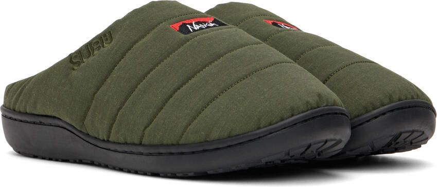 NANGA Khaki Subu Edition Quilted Slippers - Picture 2