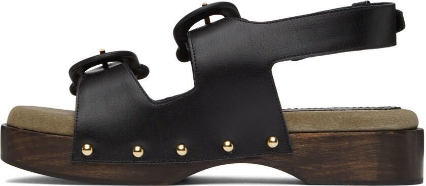 Nanushka Black Mahalia Sandals - Picture 3