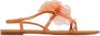 Nensi Dojaka Orange Appliqué Sandals - Thumbnail 1