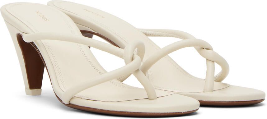 NEOUS Off-White Venus Heeled Sandals - Picture 2