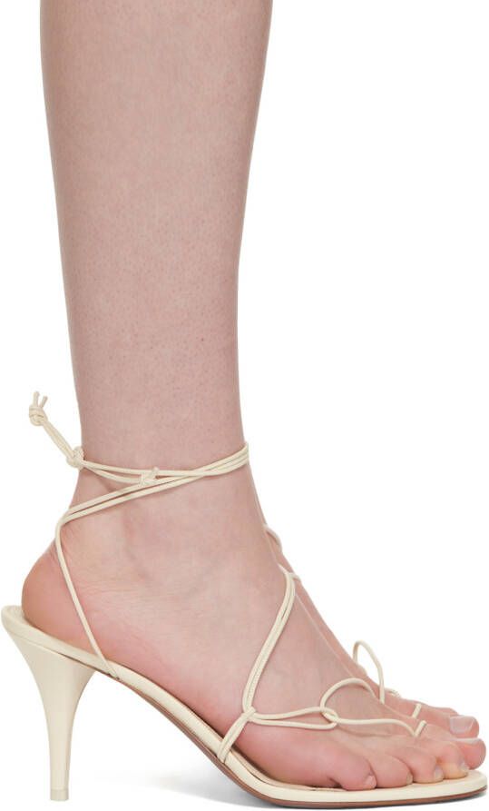 NEOUS Off-White Giena Heeled Sandals