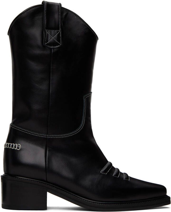 NEUTE Black Marfa Western Boots
