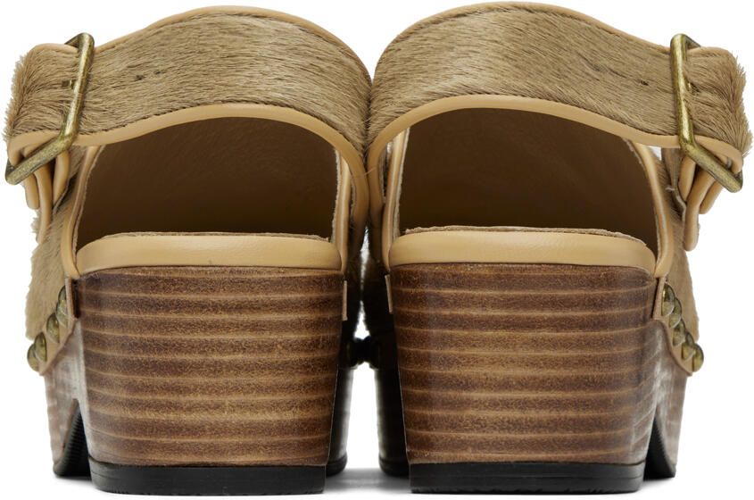 NEUTE Beige Valentina Clogs