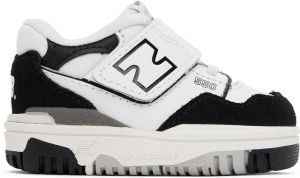 New Balance Baby Black & White 550 Sneakers