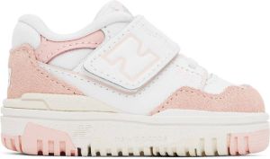 New Balance Baby Pink & White 550 Sneakers