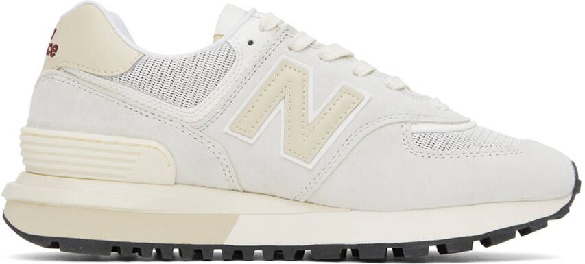New Balance Beige & Gray 574 Legacy Sneakers