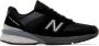New Balance Black Made In USA 990v5 Low Sneakers - Thumbnail 1
