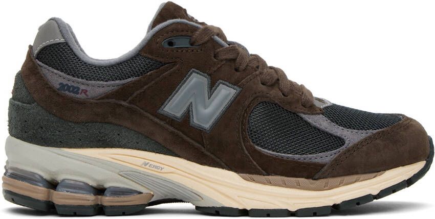 New Balance Brown & Gray Lunar New Year 2002R Sneakers - Picture 1