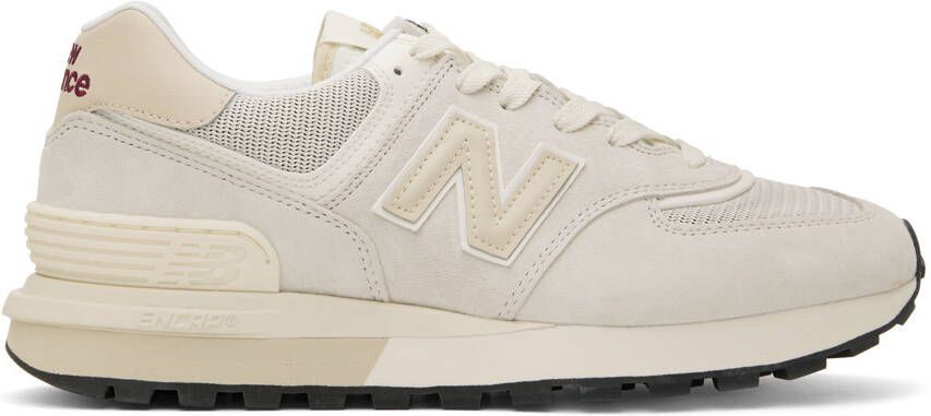 New Balance Beige & Gray 574 Legacy Sneakers - Picture 4