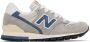 New Balance Gray & Blue Made In USA 996 Sneakers - Thumbnail 1