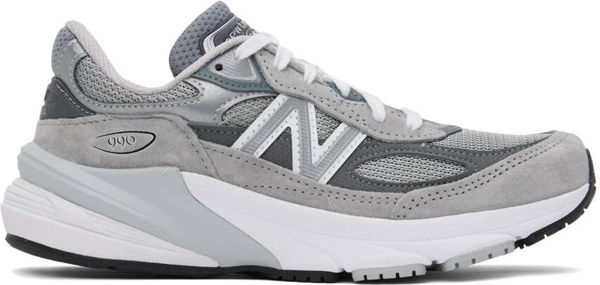 New Balance Gray 'Made In USA' 990v6 Sneakers
