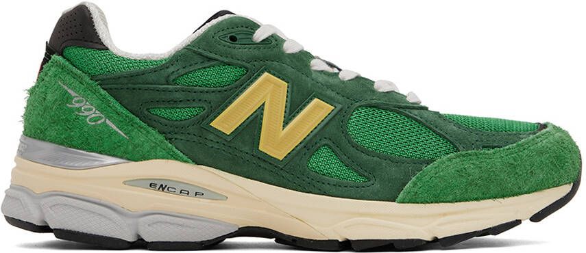 New Balance Green 990v3 Sneakers