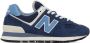 New Balance Navy 574 Sneakers - Thumbnail 1