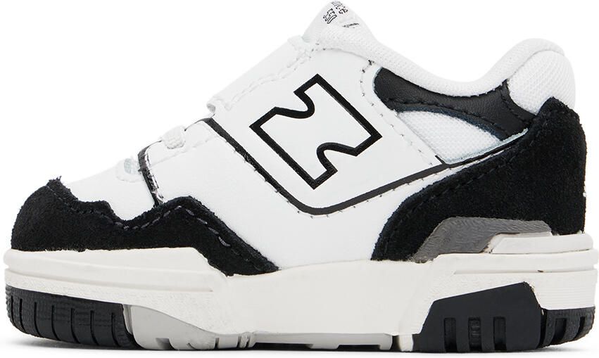 New Balance Baby Black & White 550 Sneakers